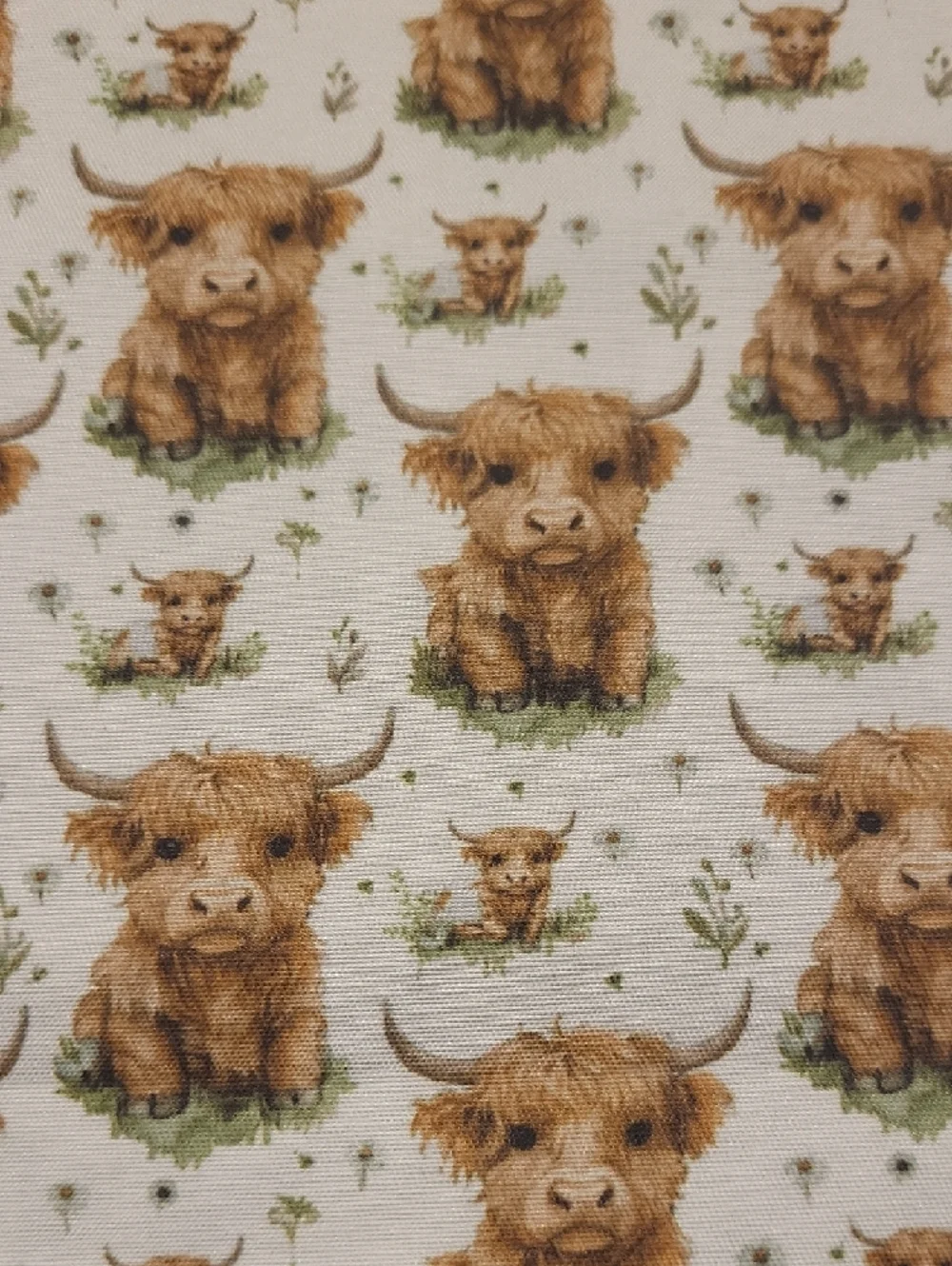 Highland Cows - Fat Quarters - 7 pieces - Picture 6 of 9